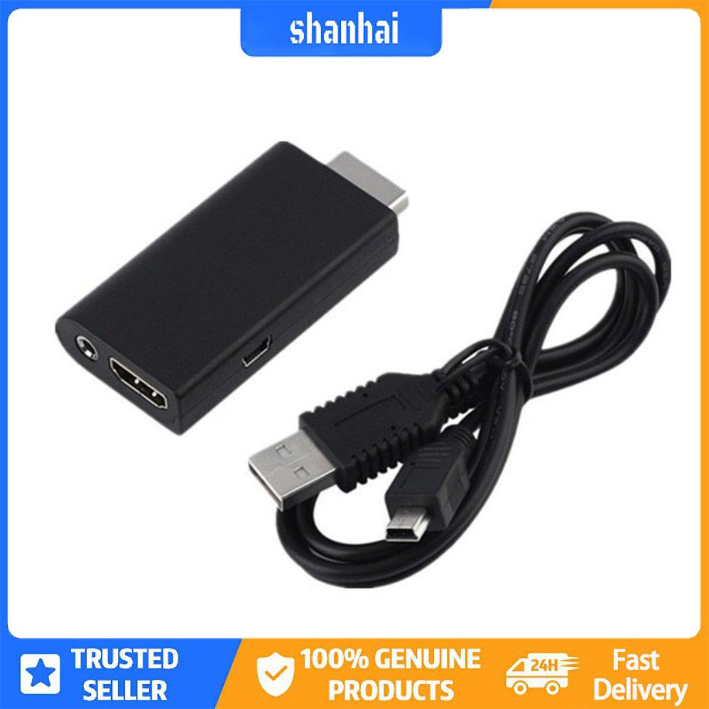 Bộ chuyển đổi video âm thanh tương thích PS2 sang HDMI Cáp AV HDMI tương thích