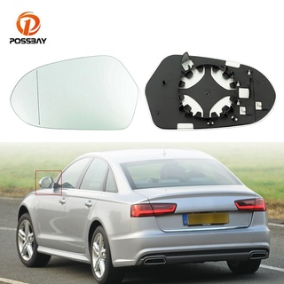 Gương chiếu hậu bên trái & phải màu trắng cho xe hơi audi a6 2011-2018