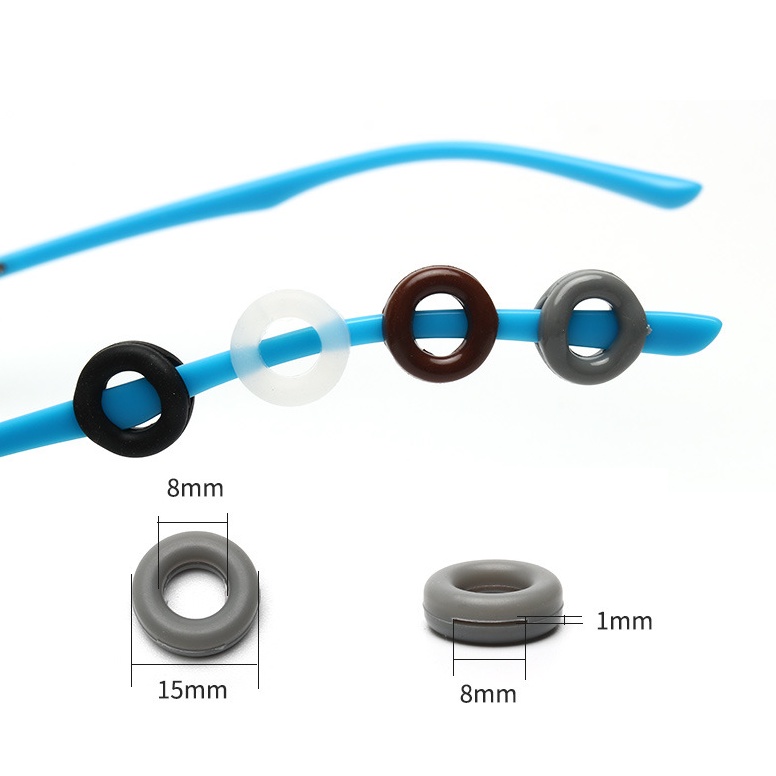 Cài tai silicone cố định kính chống tuột, rơi kính tiện dụng chơi thể thao