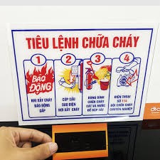 Nội quy tiêu lệnh phòng cháy