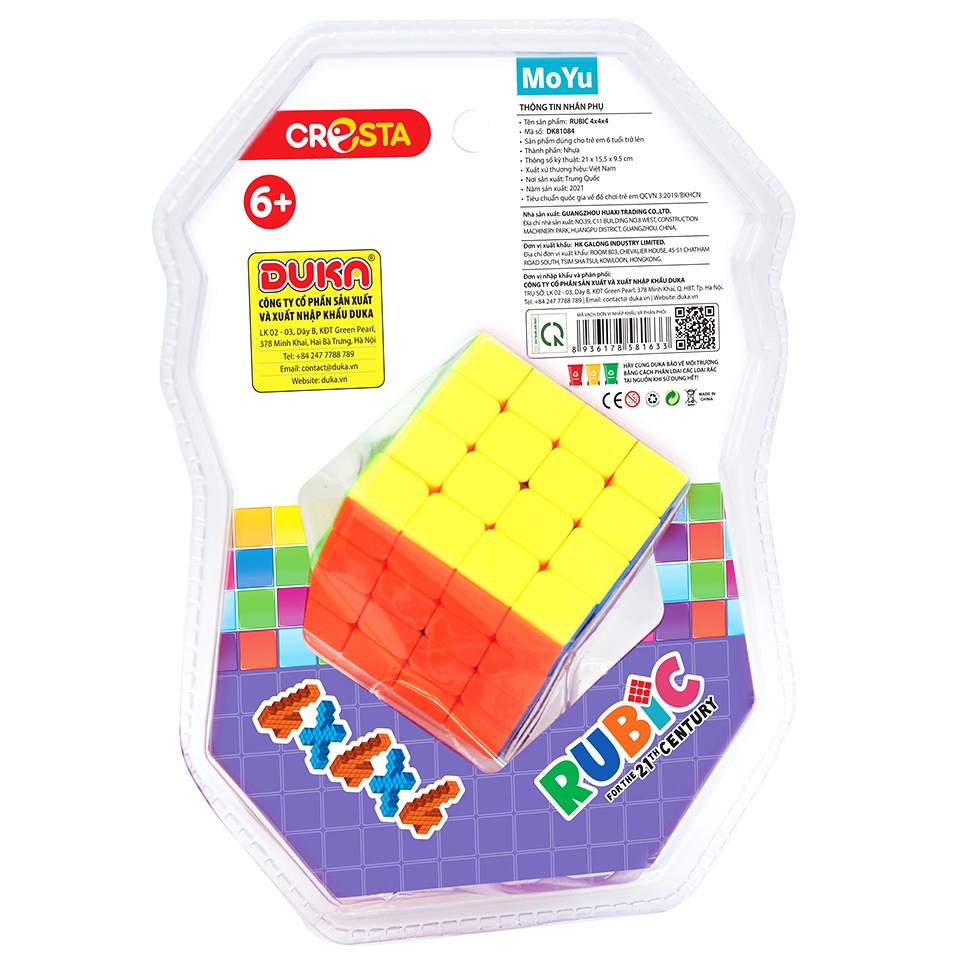 Đồ Chơi Rubik 4 x 4 - Cresta DK81084