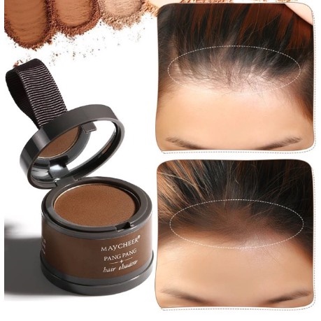 Phấn che khuyết điểm tóc, phấn dặm chân tóc che hói thưa da đầu Hair Shadow Maycheer