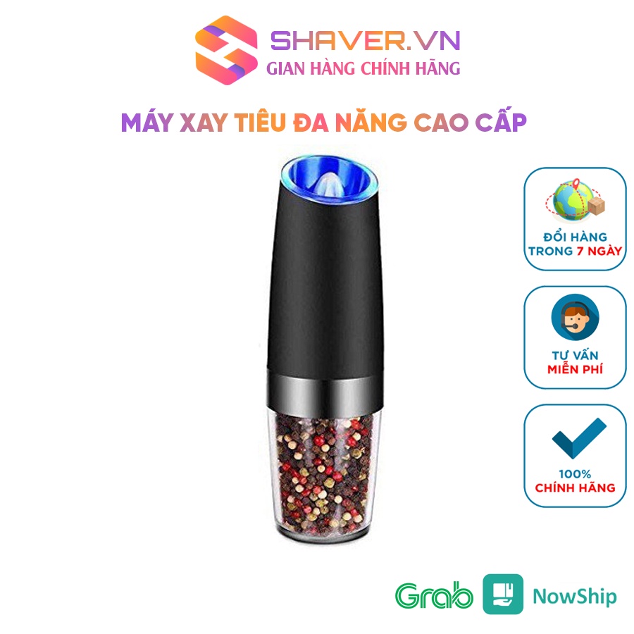 Máy xay tiêu tự động, Máy xay hạt tiêu đa năng cao cấp và xay gia vị trong nhà bếp