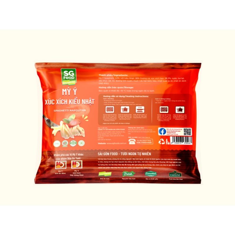 Mỳ Ý xúc xích kiểu Nhật 250g