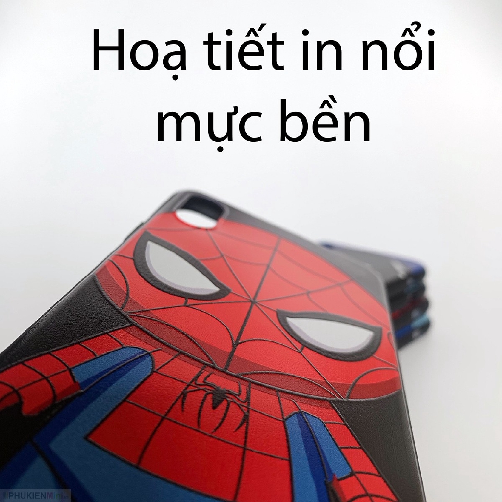 Ốp lưng viền dẻo in nổi hình siêu anh hùng phong cách chibi iPhone XR 6.1 giá rẻ