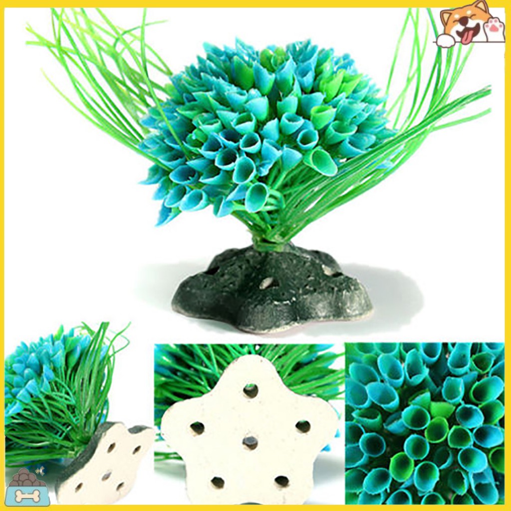 Thực vật mô phỏng nhân tạo bằng nhựa trang trí hồ cá