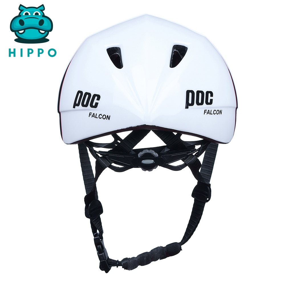 Mũ bảo hiểm xe đạp thể thao Poc Falcon siêu nhẹ chính hãng màu đen trắng - HIPPO HELMET