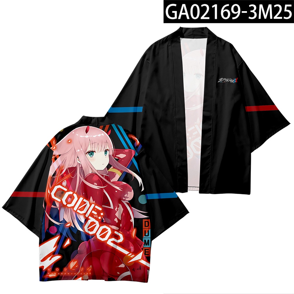 Áo Choàng Kimono Hóa Trang Nhân Vật Darling In The Franxx Quyến Rũ Cho Nam Nữ