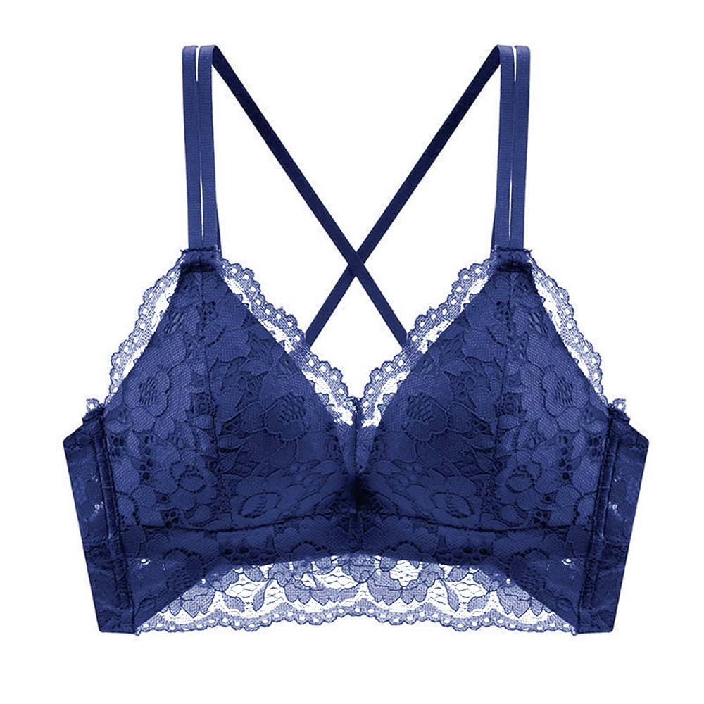 Áo Lót Nâng Ngực 3 / 4 Phối Ren Màu Sắc Nhã Nhặn