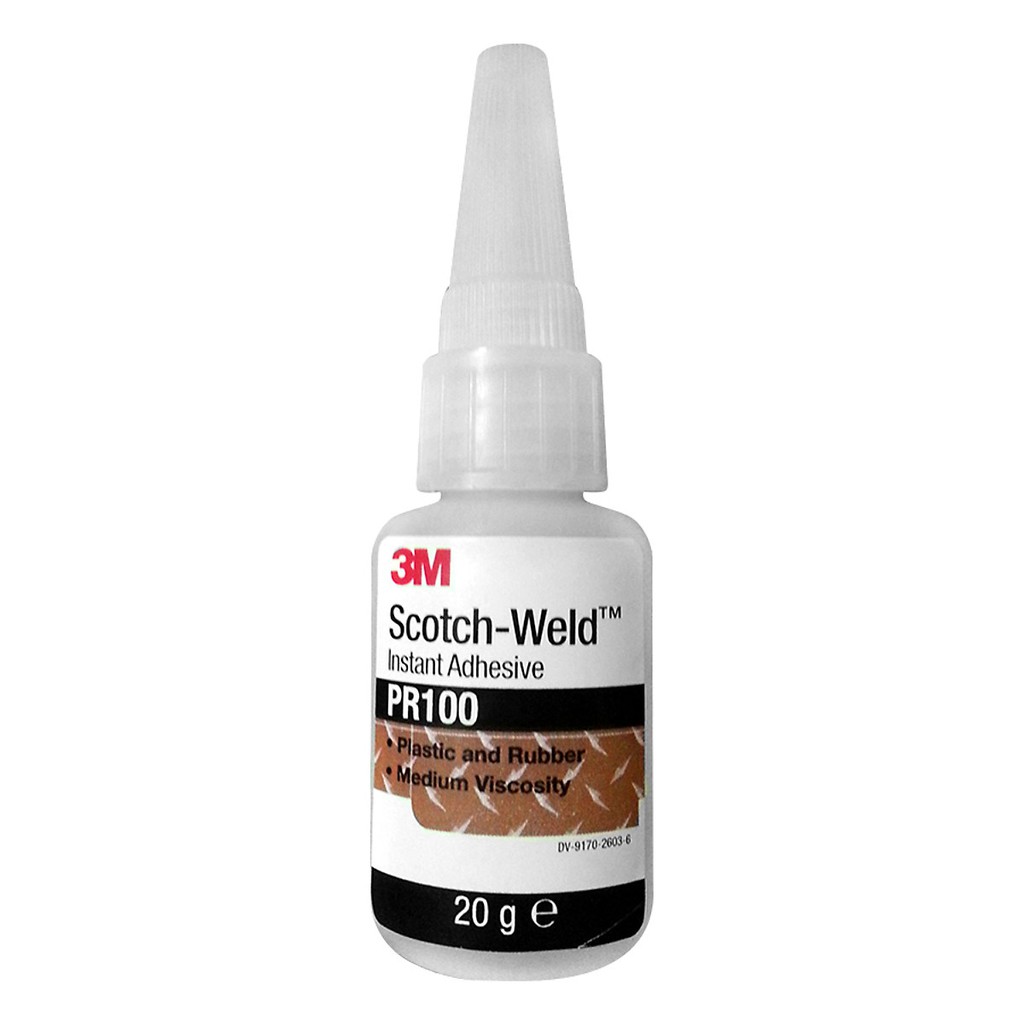 Keo Dán Đa Năng Siêu Dính 3M PR100 Scotch-Weld Plastic & Rubber Instant Adhesive 20g