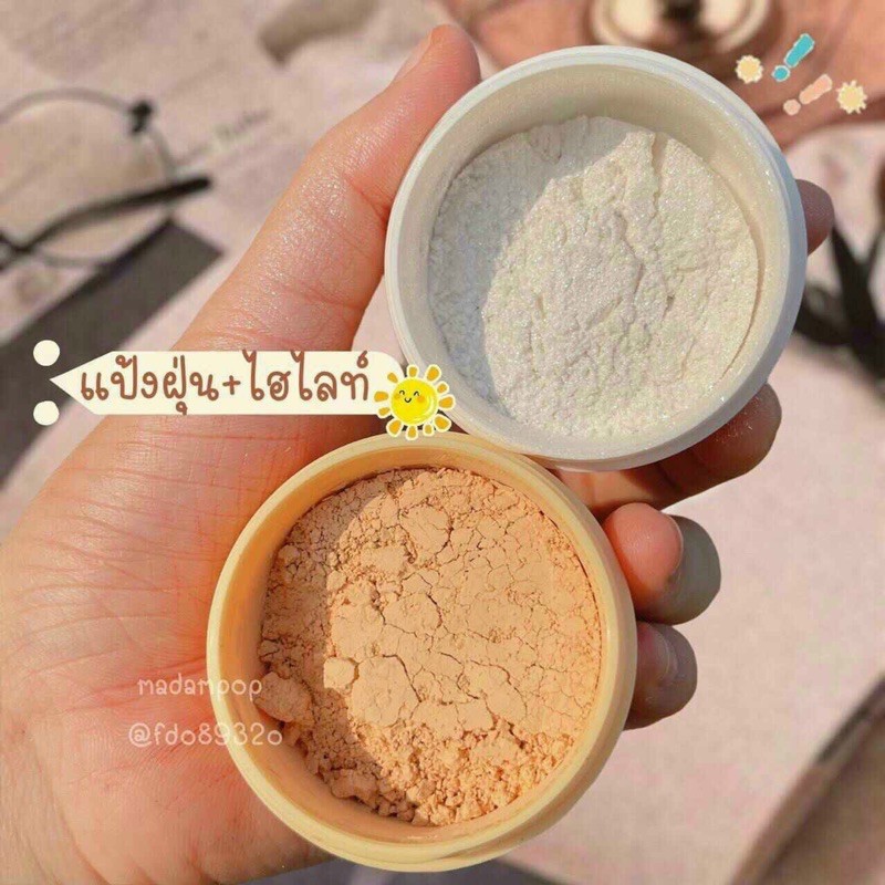 🌸🌸Phấn phủ bột Kiss Beauty tone da và bắt sáng🌸 Bột mỏng mịn tạo nên lớp nền hoàn hảo, bền màu Che phủ khuyết điểm tốt