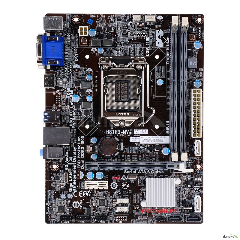 Main ECS H81 đẹp như mới