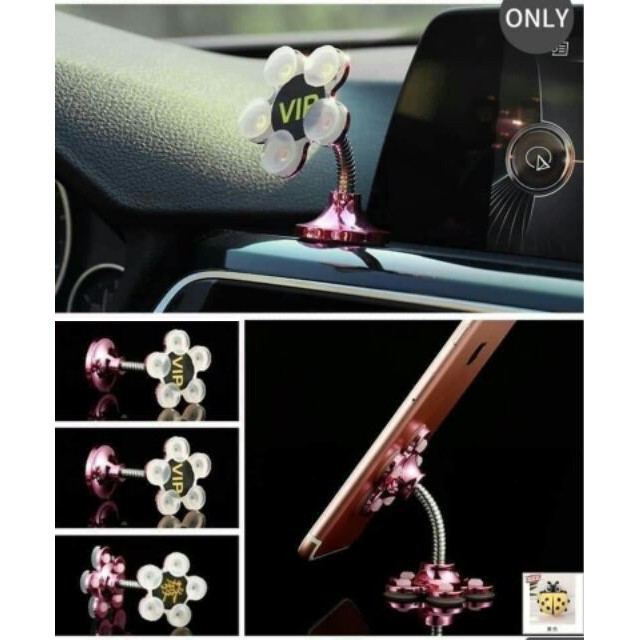 Giá đỡ điện thoại hình cánh hoa 2 đầu hút chân không siêu dính | BigBuy360 - bigbuy360.vn