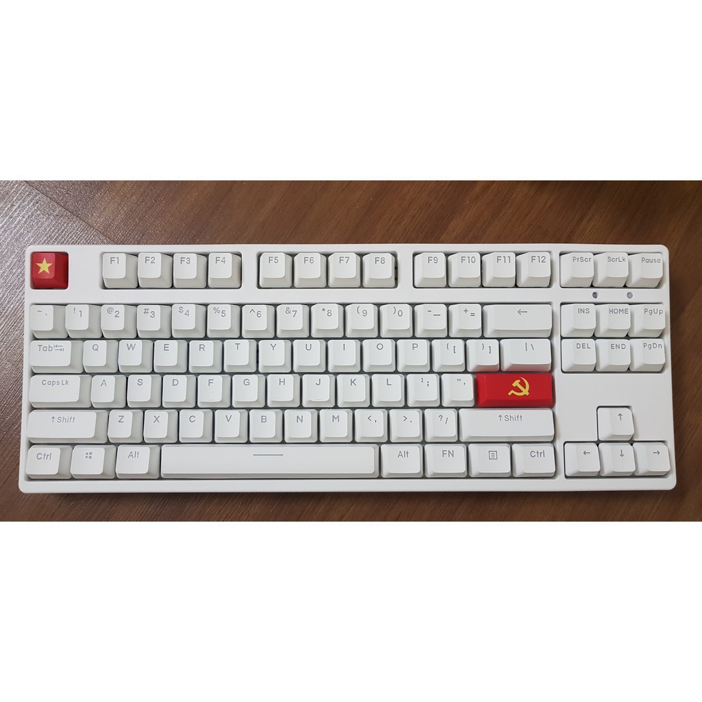 GIÁ RẺ - Keycap Esc + Enter + Spacebar cờ Việt Nam và cờ Đảng, chất liệu thick PBT in dye sub 5 mặt,cherry profile