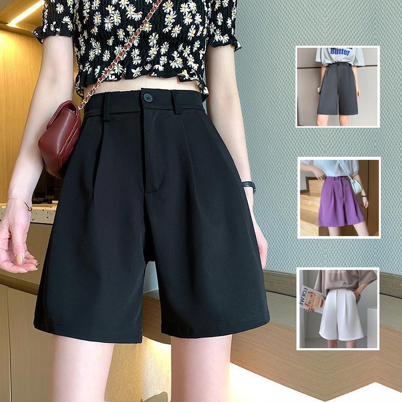 [Kèm Video SP] Quần Short Nữ Cao Cấp Cạp Cao Phối Cúc Kiểu Dáng Hiện Đại Năng Động Thời Trang Sugal SHORT NU 003V1