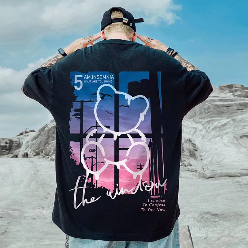 Áo thun tay lỡ unisex essentials áo phông form rộng nữ nam oversize Andiman vải cotton - Royal Shop