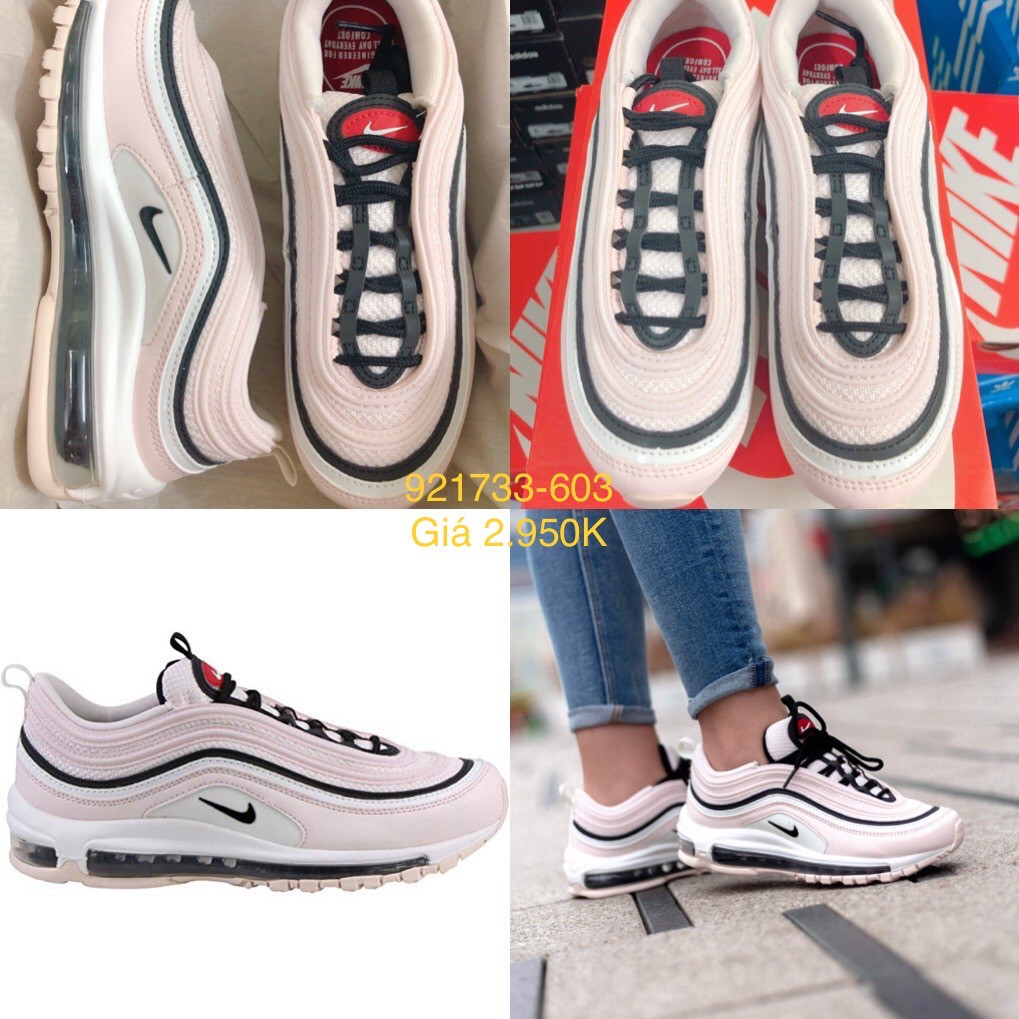 Giày Air Max 97 Hồng- Hình thật SP (Nhắn tin để được tư vấn size)