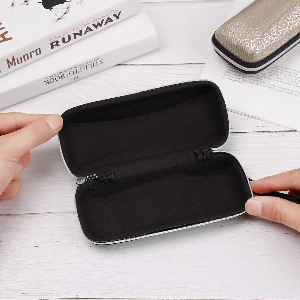 ESPO Hộp Đựng Mắt Kính Họa Tiết Rồng Có Khóa Kéo Thời Trang Giá Đỡ