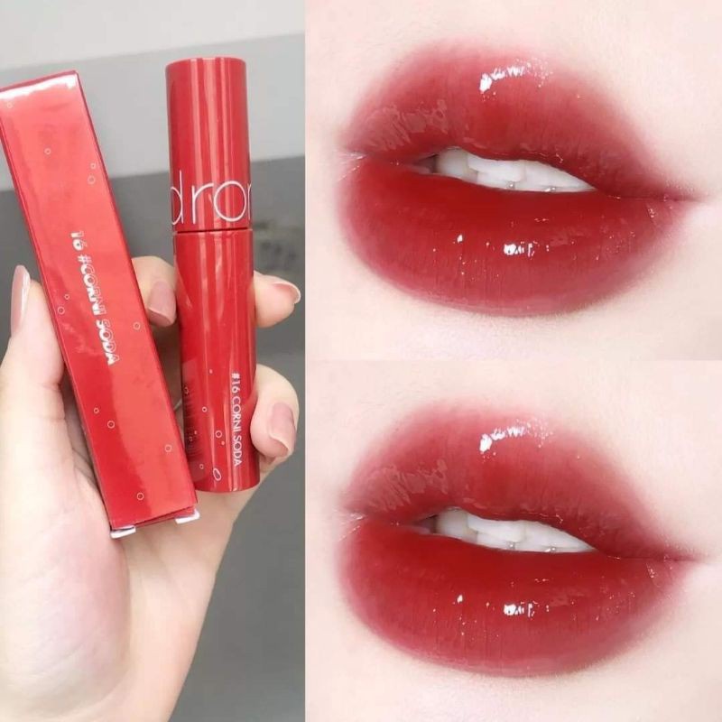 (CAM KẾT AUTH, TEM HIDDEN TAG) Son Bóng Romand Juicy Lasting Tint màu #16 Corni Soda