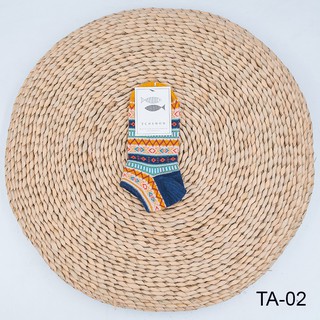 Tất ngắn nữ thổ cẩm set 3 đôi 3 màuTA02