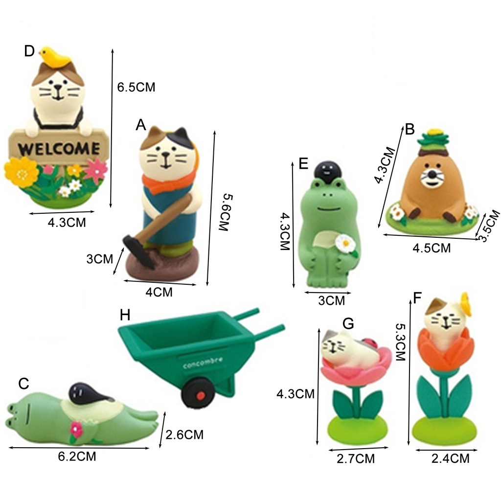 Đồ trang trí hình động vật trang trí bàn làm việc sáng tạo