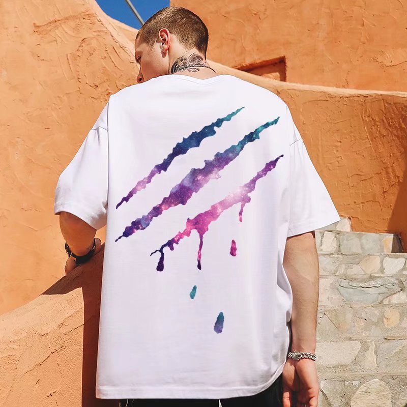 Áo Thun Nam Cổ Tròn Ngắn Tay In Chữ Thời Trang Size M-8XL