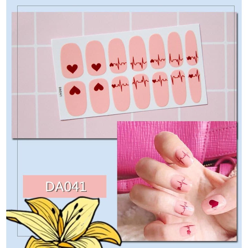 Nails decal dán móng tay chống nước siêu xinh ( nhiều mẫu )