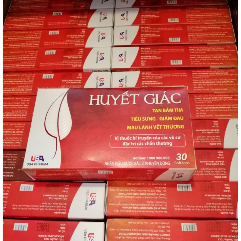 HUYẾT GIÁC giúp tan bầm tím, tiêu sưng