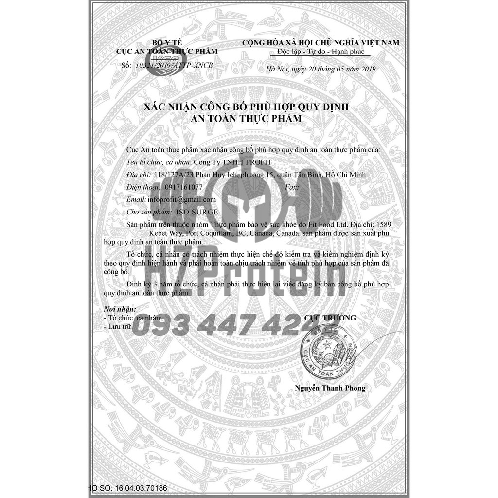 ISO SURGE - SỮA WHEY PROTEIN ISOLATE VỊ SIÊU NGON (5 LBS)