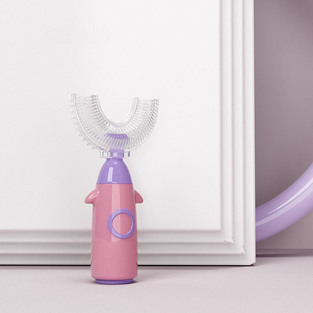 Bàn Chải Đánh Răng Bằng Silicon Mềm Hình Chữ U Cho Bé