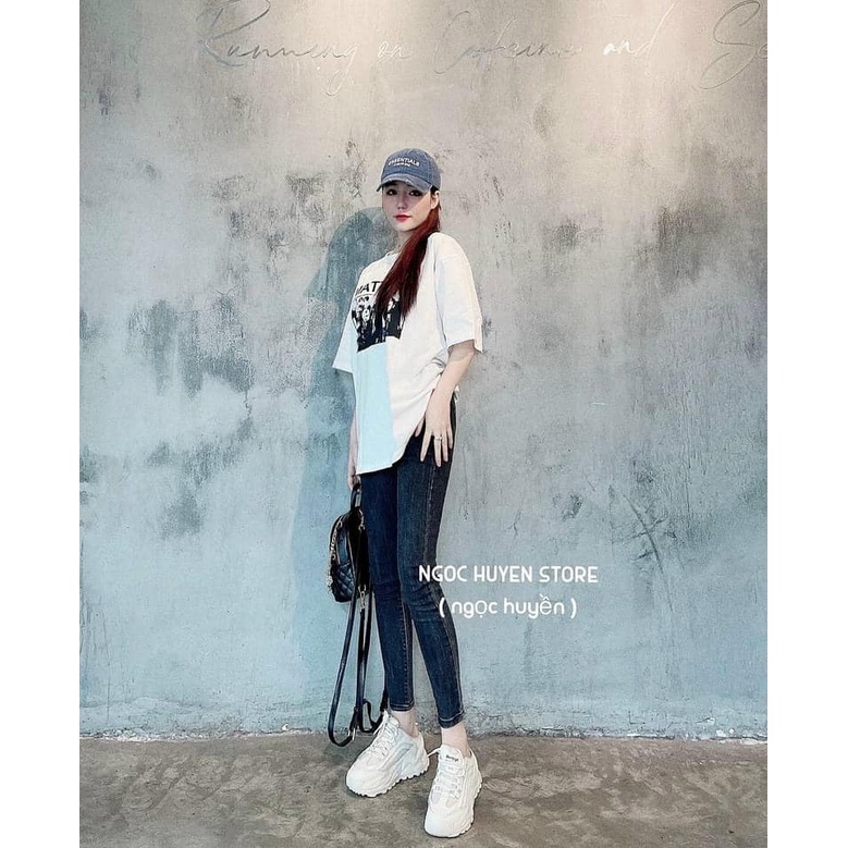 Quần jeans đen khói cạp cao mã 018 (kèm ảnh thật,video) | BigBuy360 - bigbuy360.vn