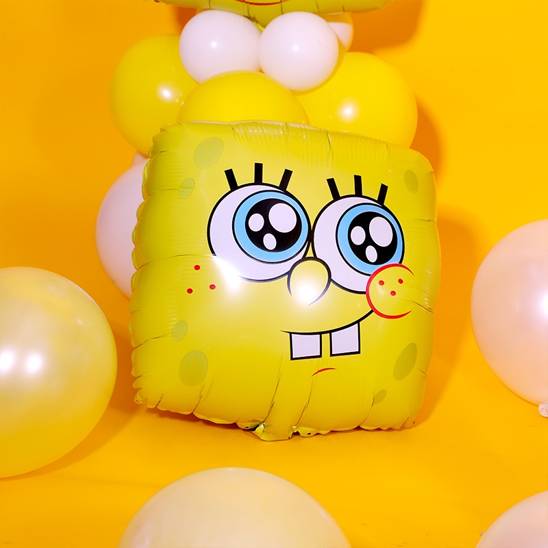 Bong Bóng Trang Trí Phòng Trẻ Em Hình Bọt Biển Hoạt Hình