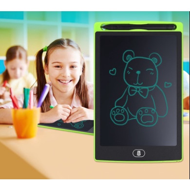 Bảng Điện Tử LCD Viết,Vẽ Giáo Dục thông minh 8.5 inch (Tặng bút chì gỗ Cute dễ thương)