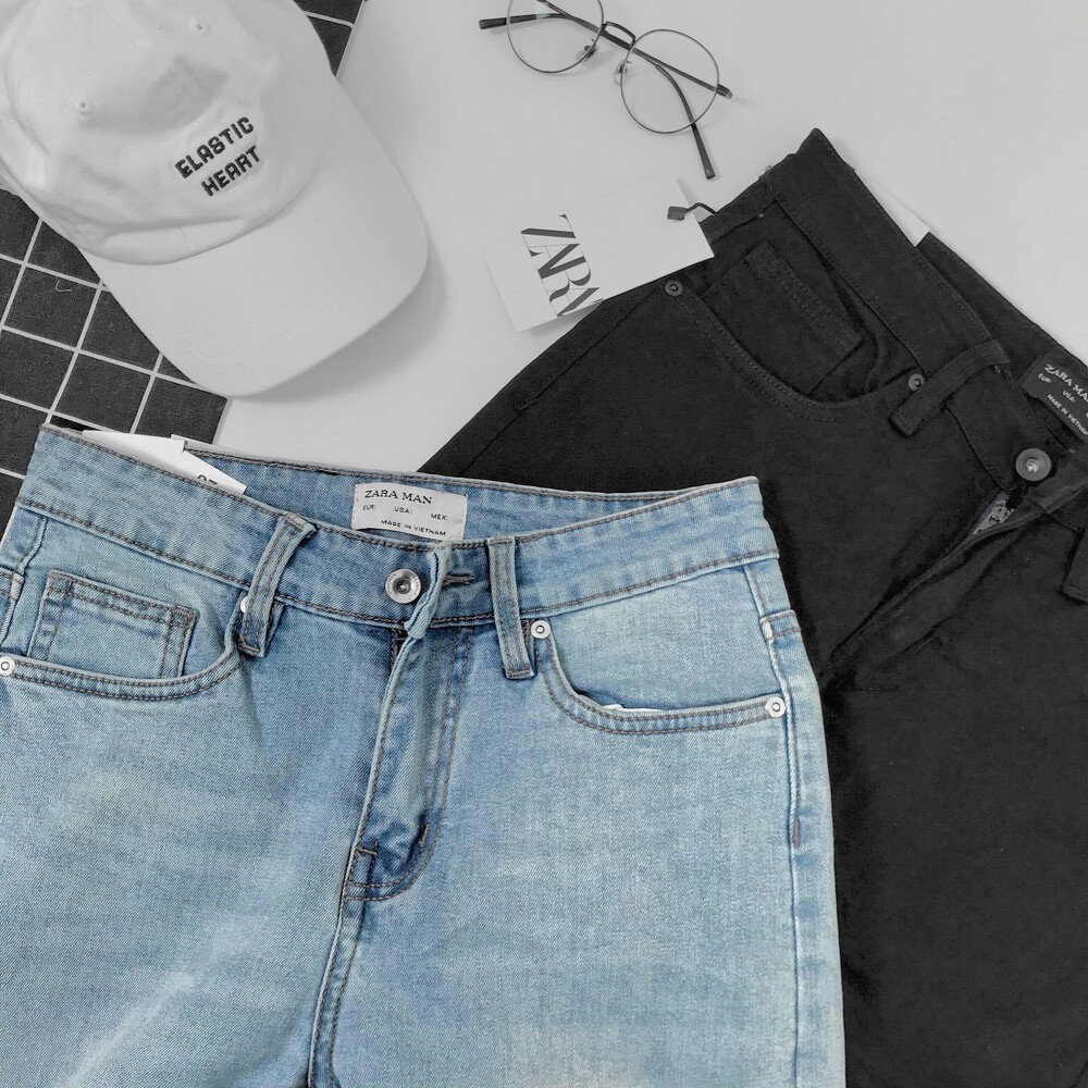 [Mã SKAMSALEP6 giảm 10% TỐI ĐA 100K đơn150K] Quần Jeans Skinny Fit, JACKLANE, Quần dài Unisex Jack Lane | BigBuy360 - bigbuy360.vn