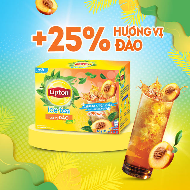 Trà chanh mật ong Lipton Ice Tea (16 Gói x 14g):Đào | BigBuy360 - bigbuy360.vn