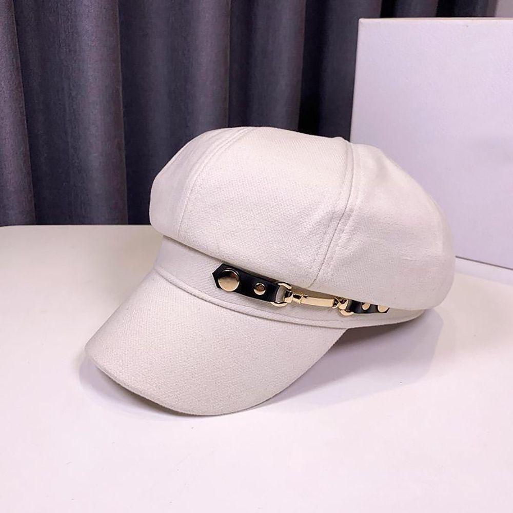 NICKOLAS Mũ Bát Giác Giữ Ấm Mùa Đông Phong Cách Đường Phố Cho Nữ