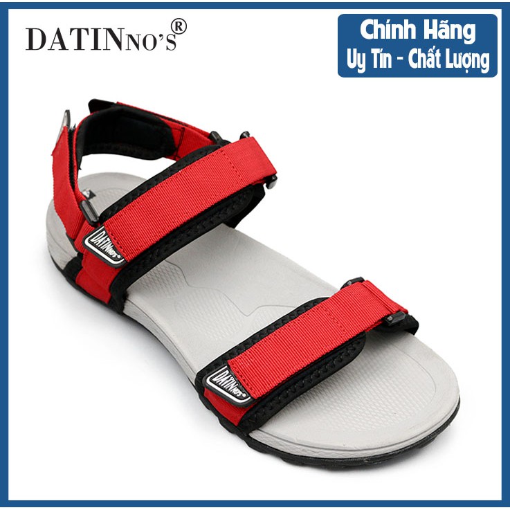 Giày Sandal Nam Quai Ngang Thời Trang DATINNOS (BẢO HÀNH CHÍNH HÃNG 12 THÁNG, ĐƯỢC ĐỔI SIZE)  - SDDN101 đen xanh rêu đỏ