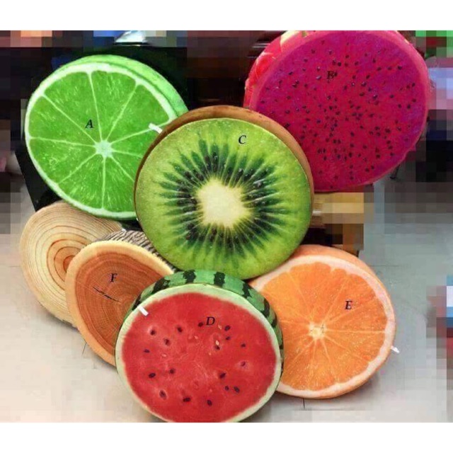 Gối hoa quả siêu xink. Hàng loại 1