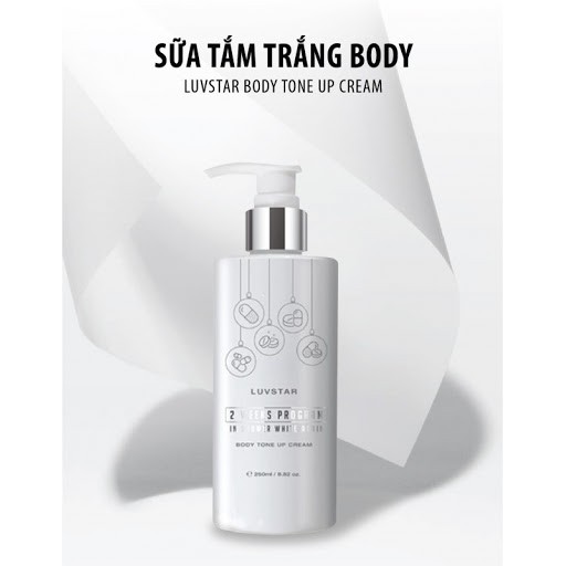 Sữa tắm dưỡng trắng da LUVSTAR Body Tone Up Cream