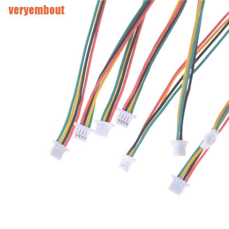 Set 10 Đầu Nối Dây Điện Mini Micro SH 1.0mm 4-Pin JST