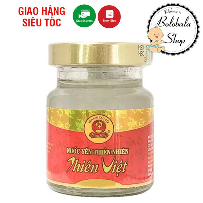 Nước yến sào Thiên Việt lọ 70ml có đường - Hàng tặng