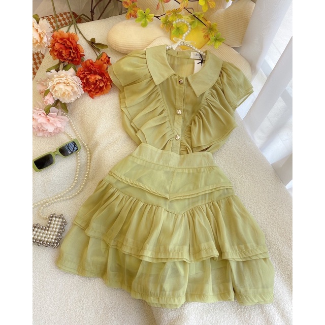 Set tơ bèo nhún voan