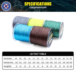 Cuộn Dây Câu Cá Bện 9 Sợi 500m/57yd