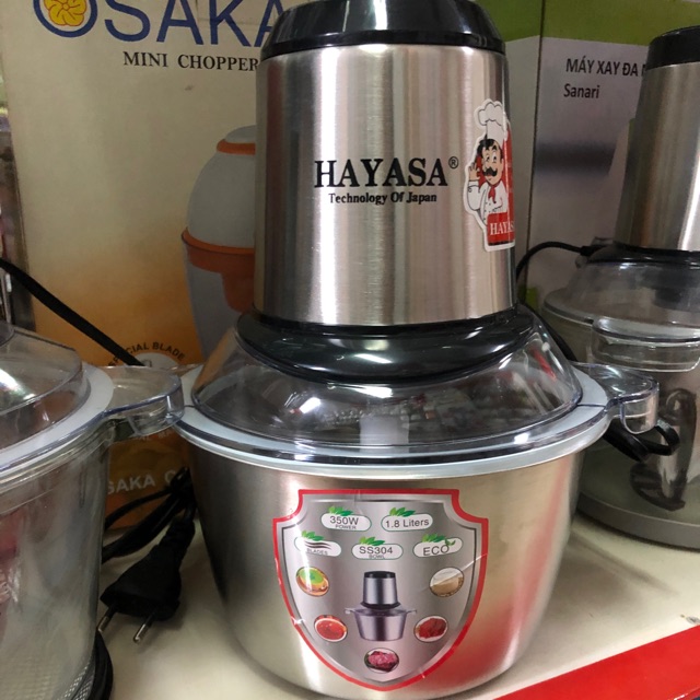 Máy xay thịt hayasa inox 304 HA-386