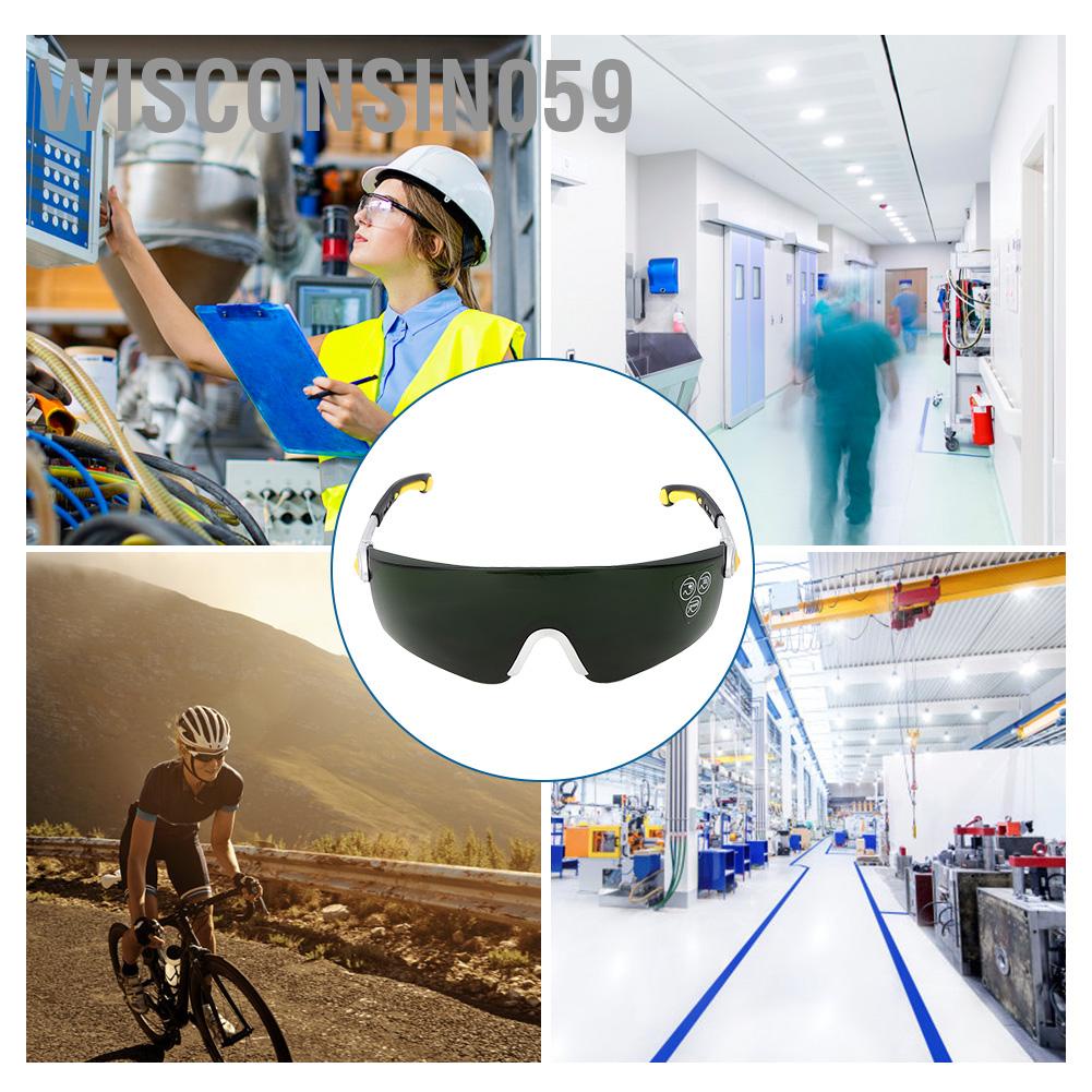 Kính mắt bảo hộ hàn điện chống chói chống va đập bảo đảm an toàn dành cho phòng thí nghiệm