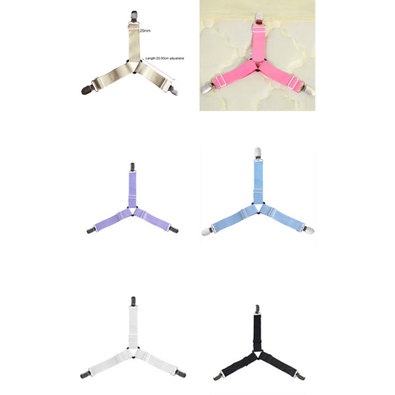 Bộ 4 Dây Cố Định Drap giường Co Giãn Đa Năng