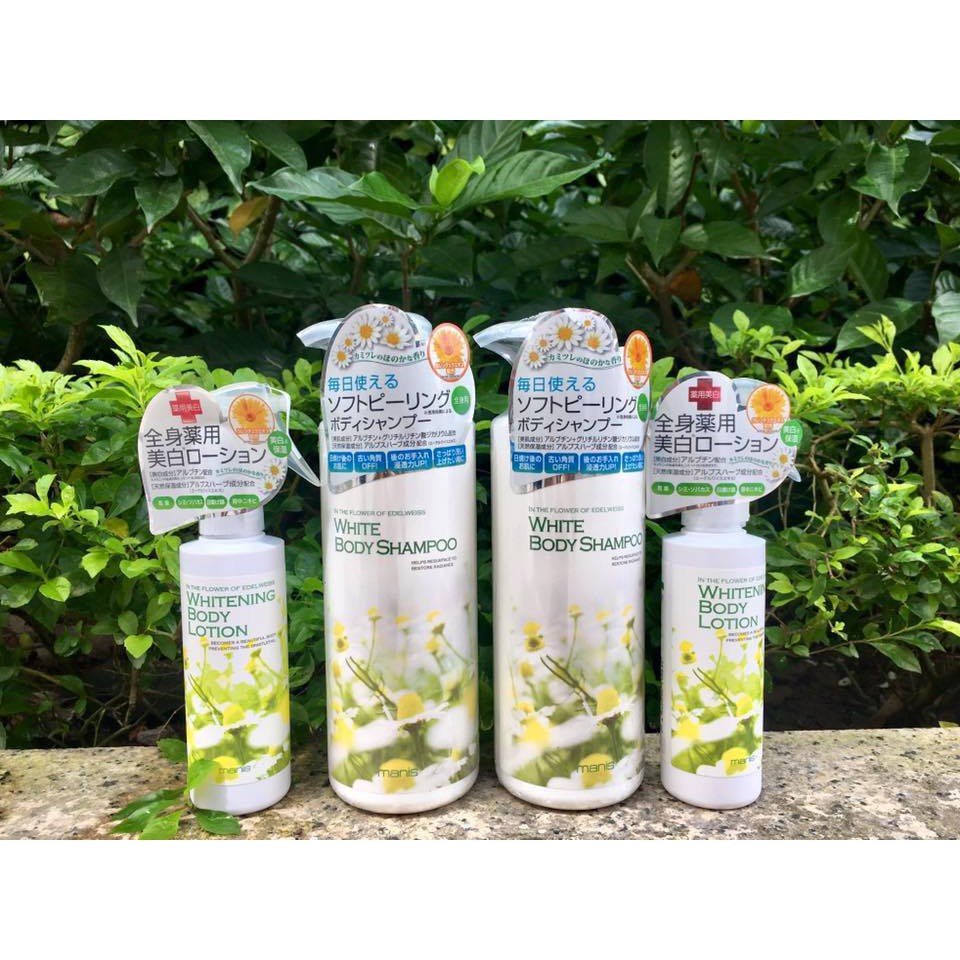 (BIG SALE) SỮA TẮM TRẮNG DA MANIS WHITE BODY SHAMPOO