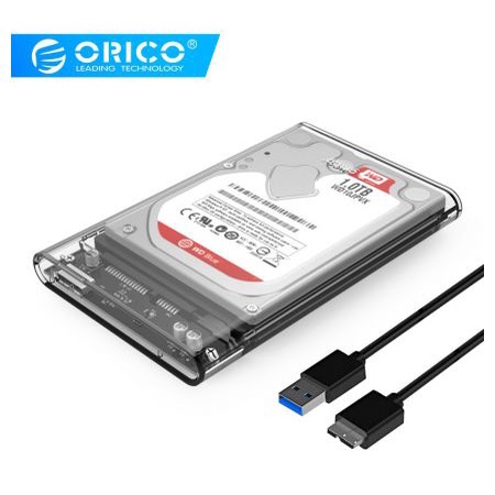 Box Hộp Ổ Cứng Di Động Trong Suốt HDD SSD Orico 2.5 USB 3.0