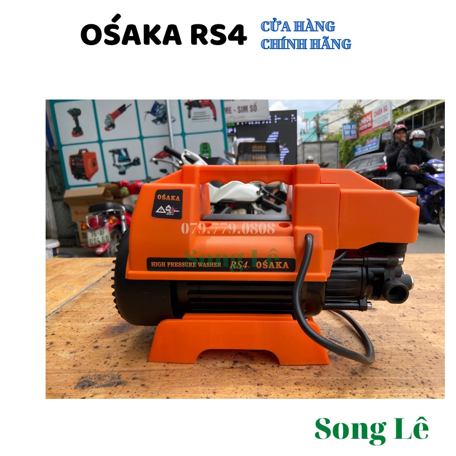 Máy Rửa Xe Chỉnh Áp NHẬT OSAKA  RS4 - 2800W - Model 2022- MÁY XỊT RỬA - DÂY 15M