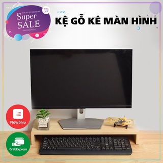Kệ gỗ để màn hình máy tính,lap top cho bàn làm việc